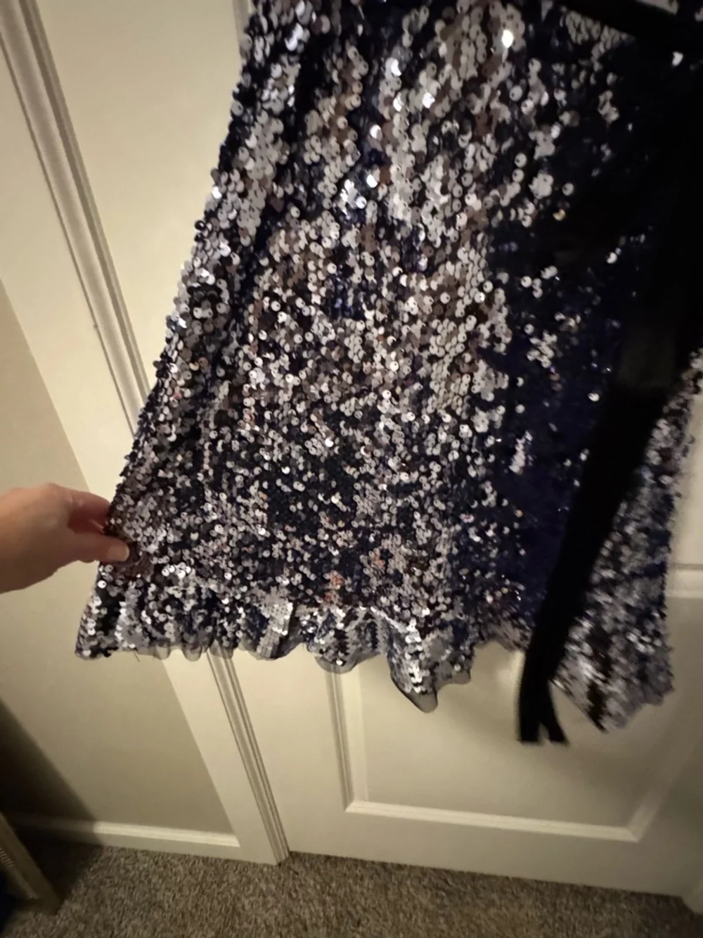 Free People Purple Siren Sequin Dress Size 6 - Picture 15 of 16